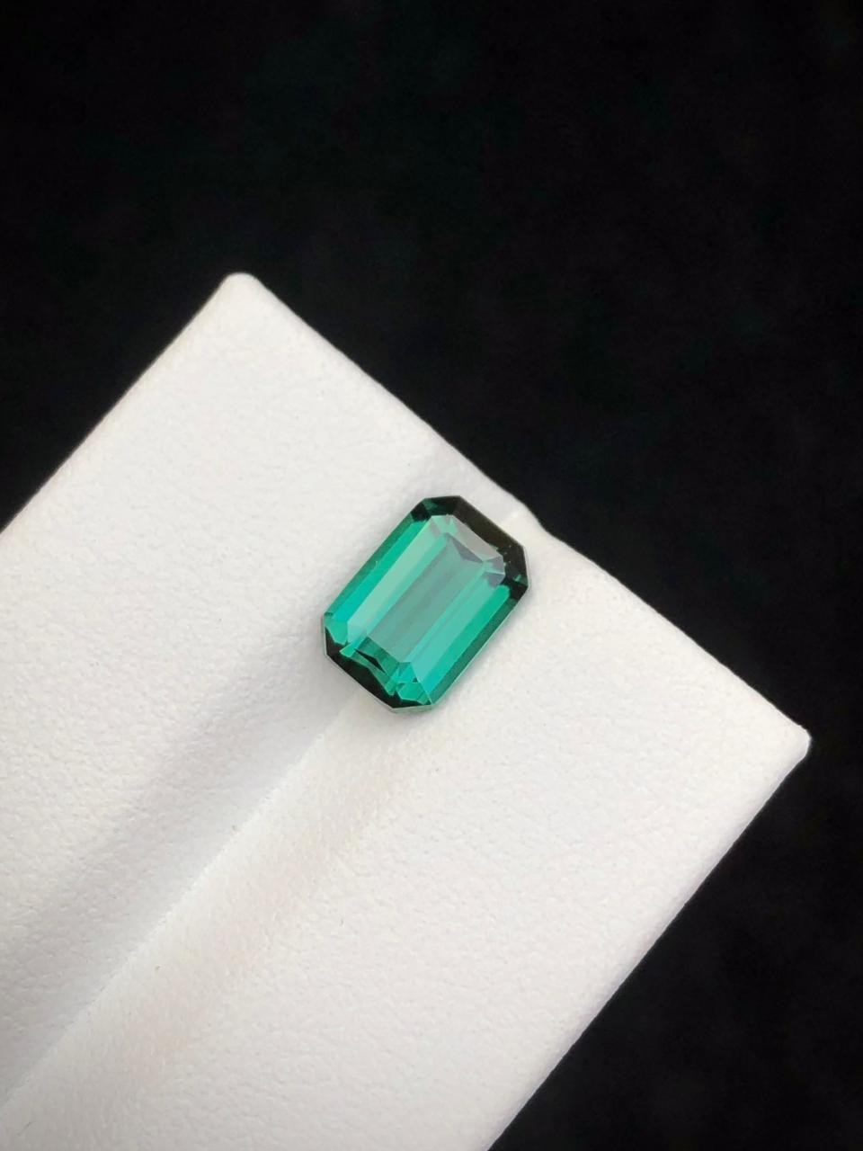 2.30 Carats Emerald Shape Tourmaline Loose Gemstone From Afghanistan