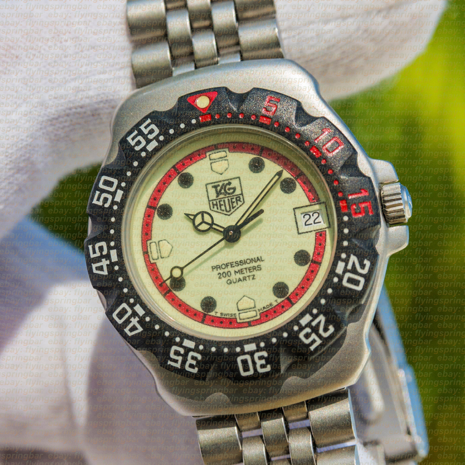 Tag Heuer 35mm Formula 1 Red/ Black/ Luminous Dial F1 Watch WA1211 w/ Box Papers