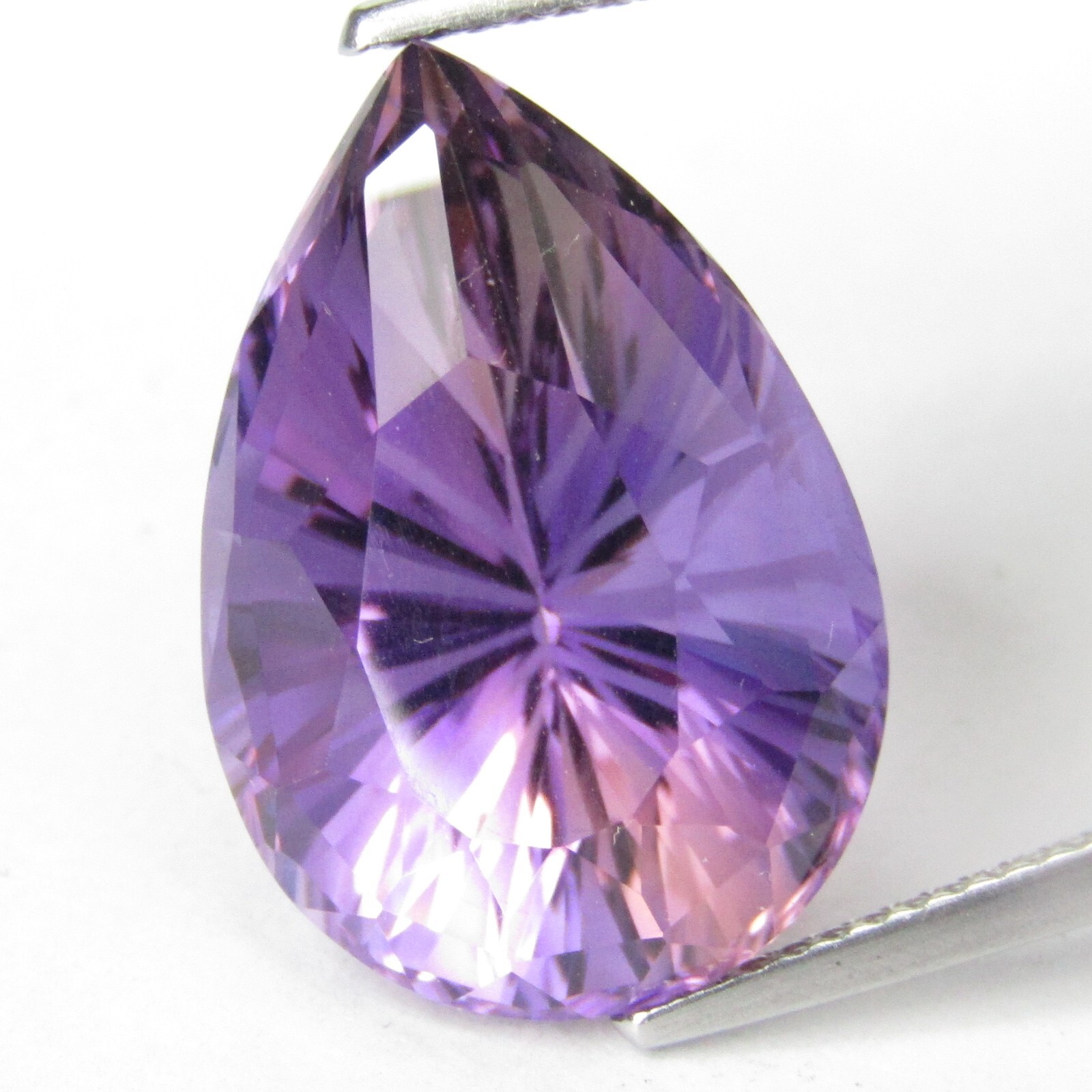 14.60Cts Beauteous Natural Bolivian Ametrine Pear Magic Cut Loose Gemstone