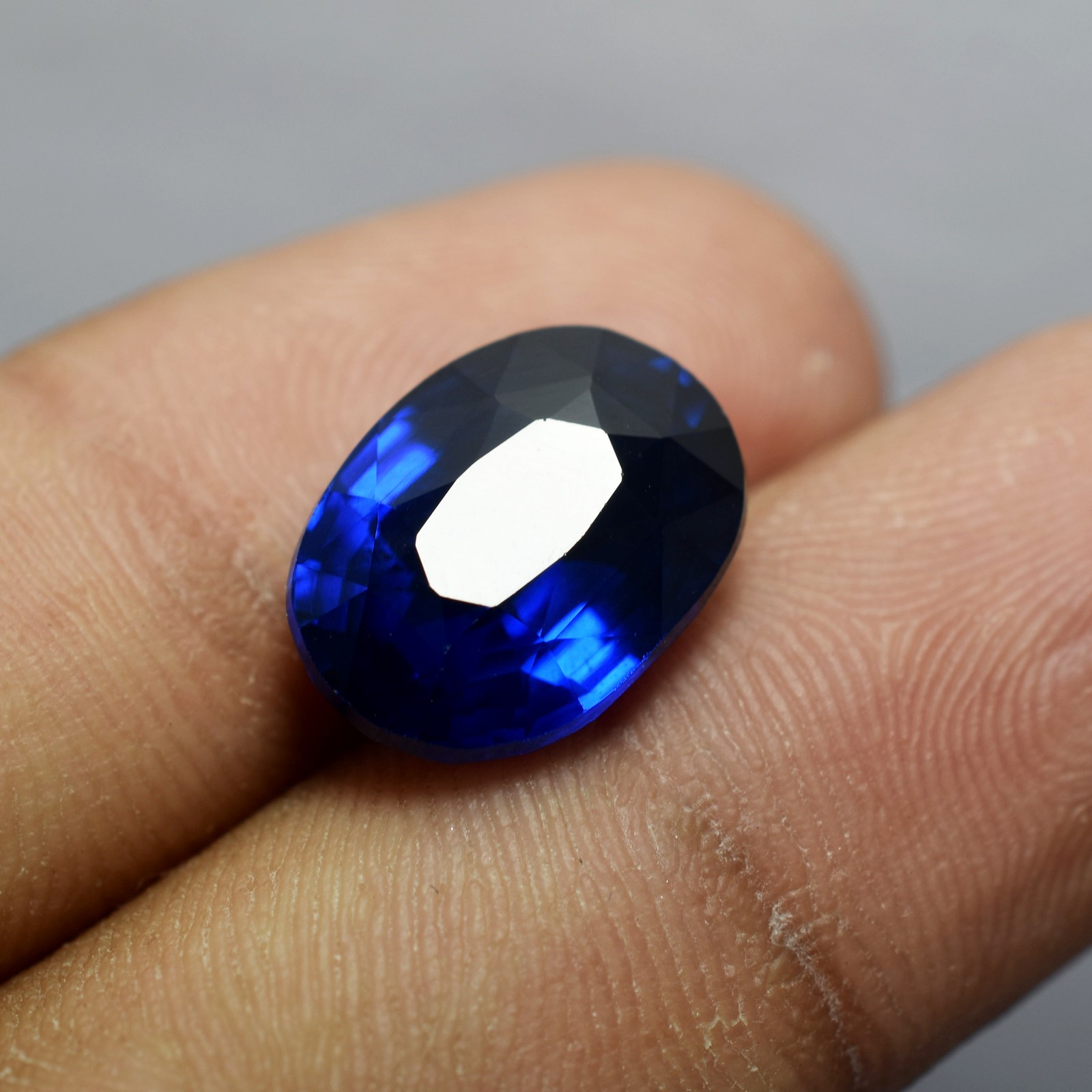 Sapphire Blue Authentic Oval Cut Natural 9.55 Ct Loose Gemstone CERTIFIED