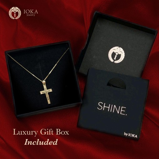 14K Yellow Solid Gold 0.5mm Box Chain Necklace for Layering Everyday Wear