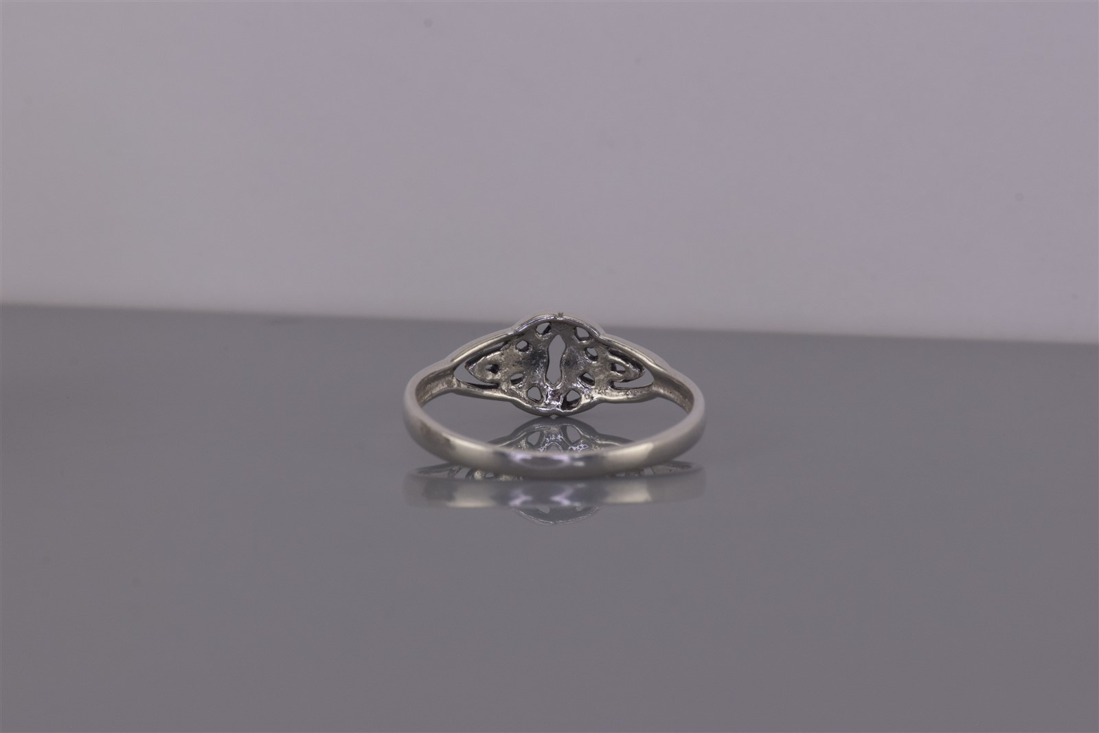 Peter Stone Sterling Silver 8mm Celtic Knot Unity & Strength Band Ring 925 Sz: 9