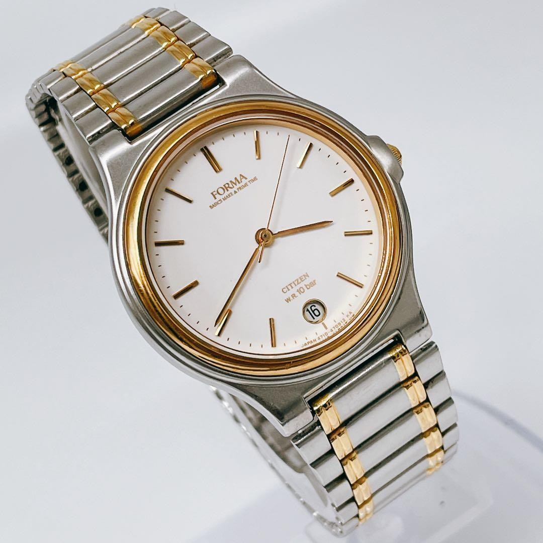 New battery/working condition: Citizen Forma men’s vintage watch 4710-470176