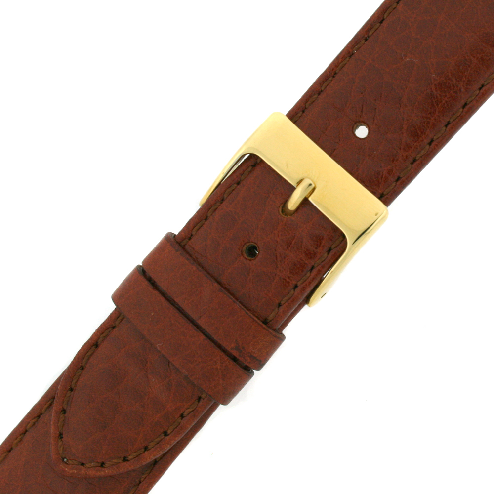 Watch Band Calfskin Leather Honey Brown Lightly Padded Comfort 10mm – 24mm