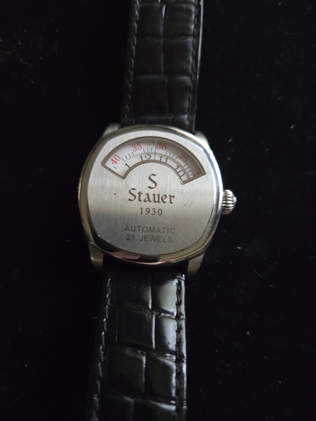 VINTAGE WRIST WATCH STAUER 1930 AUTOMATIC 21JEWELS REF.15457 3ATM WATER RES