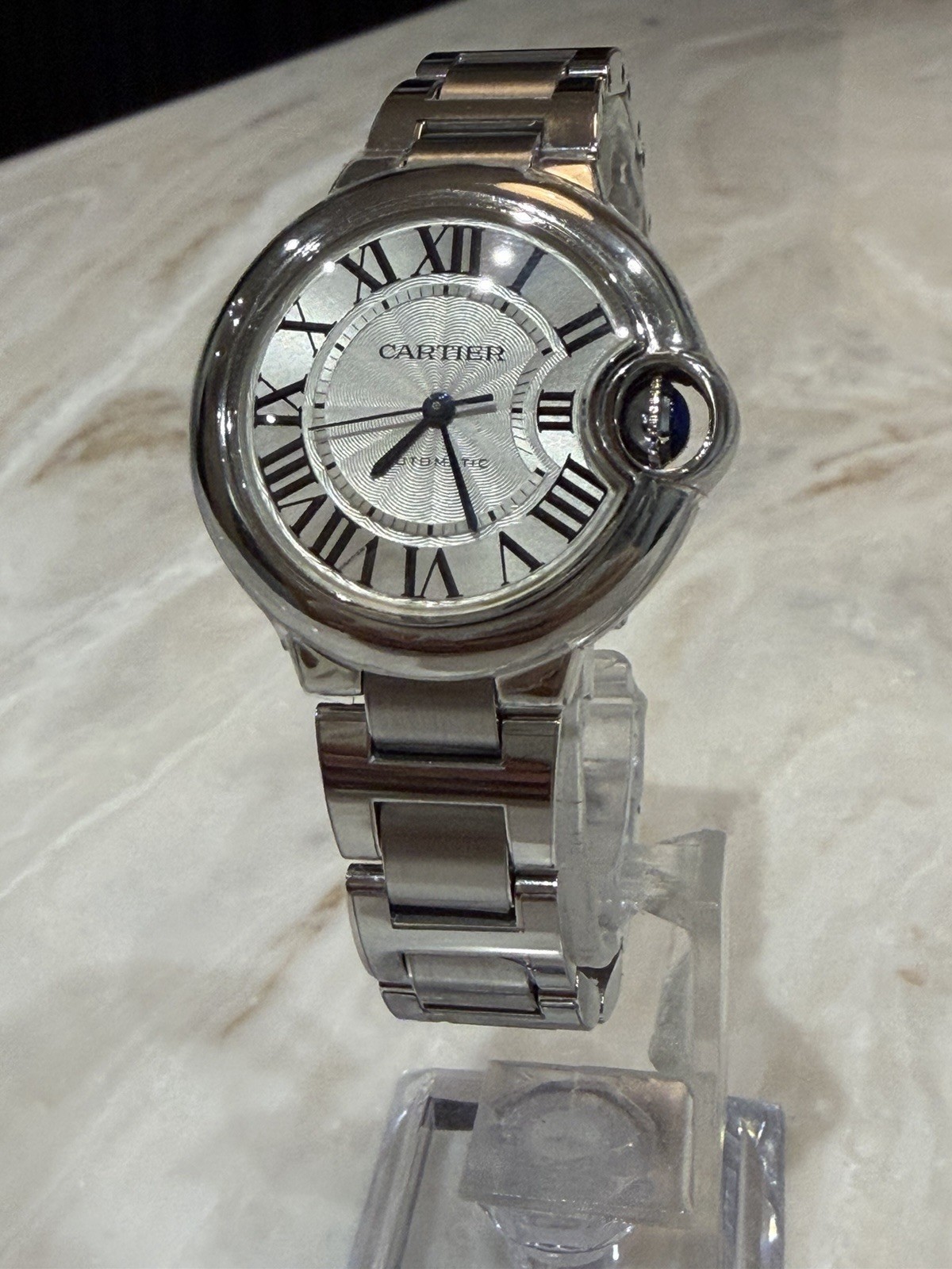Cartier Ballon Bleu 3489 W6920071 Stainless Steel 33MM Ladies’ Automatic Watch