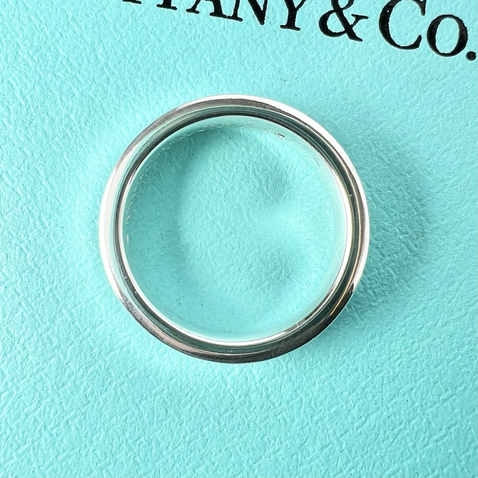 Tiffany & Co. 1837 Narrow Ring US 4.25 – 4.5 Sterling Silver 925 DWQ585