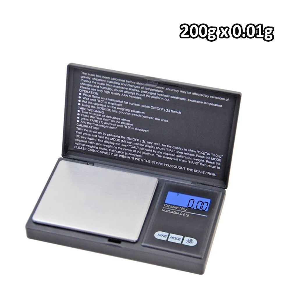 Digital Pocket Scale 0.01g High Precision Jewelry Gold Gram Weight Scale