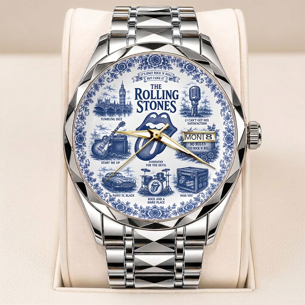 The Rolling Stones Alloy Luxury Quartz Watch