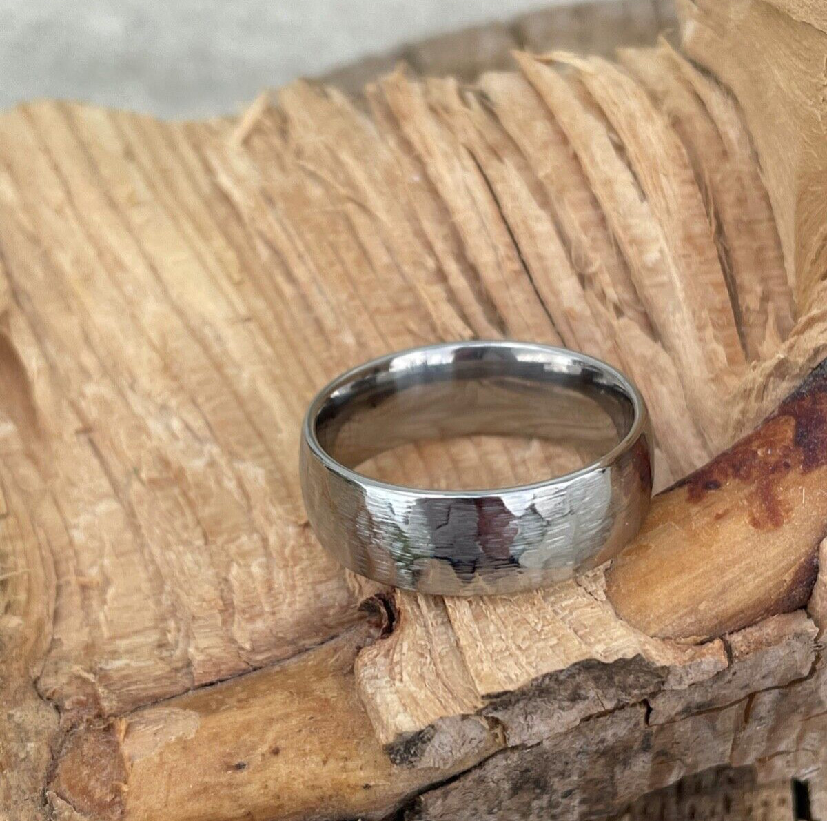 Polished Rugged Finish, Low Profile Dome, Titanium, 7mm, Made to Order