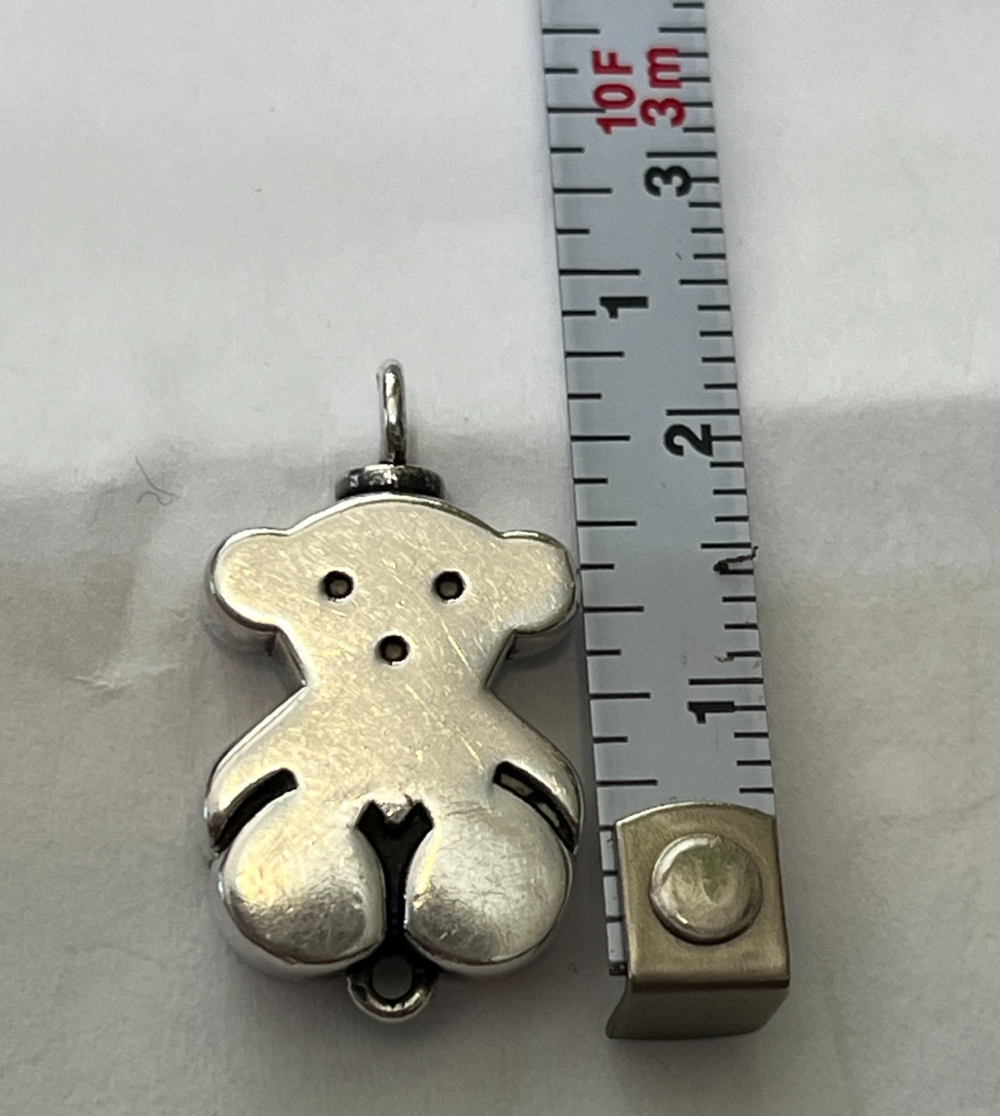 TOUS Sweet Dolls collection Sterling Silver Pendant Charm Connector moving eyes