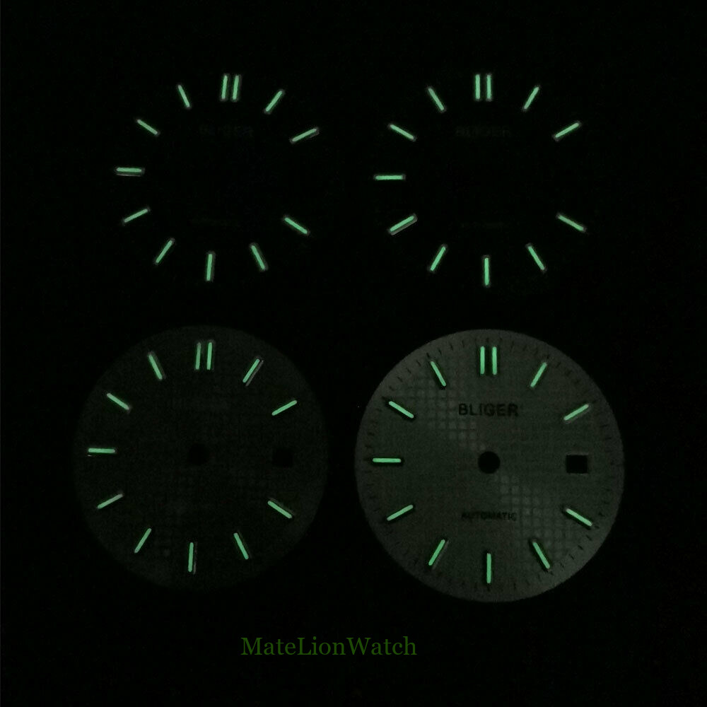 31mm Sterile Watch Dial Face Fit NH35 NH36 NH38 Automatic Movement Date