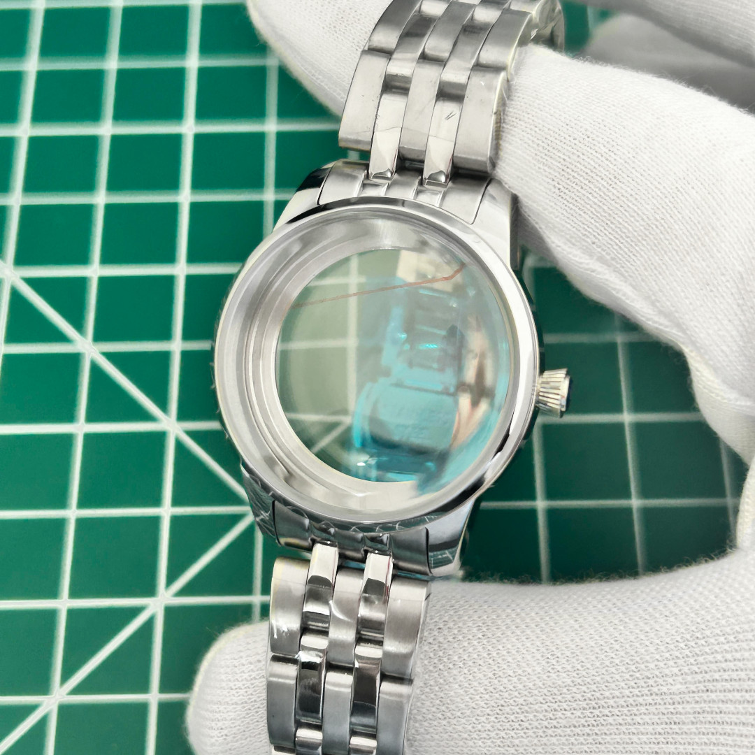 33MM Cocktail Stainless Steel Watch Case and Strap Fit NH35 7S26 NH38 Movement