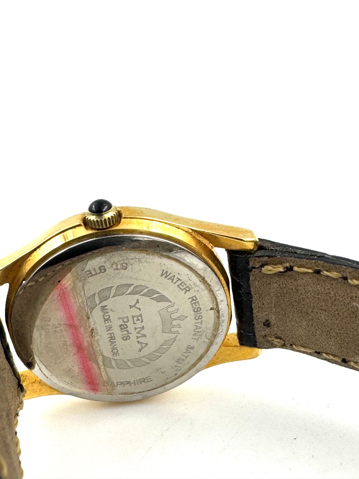 yema paris 22mm Women Quartz Watch New Battery working f2877