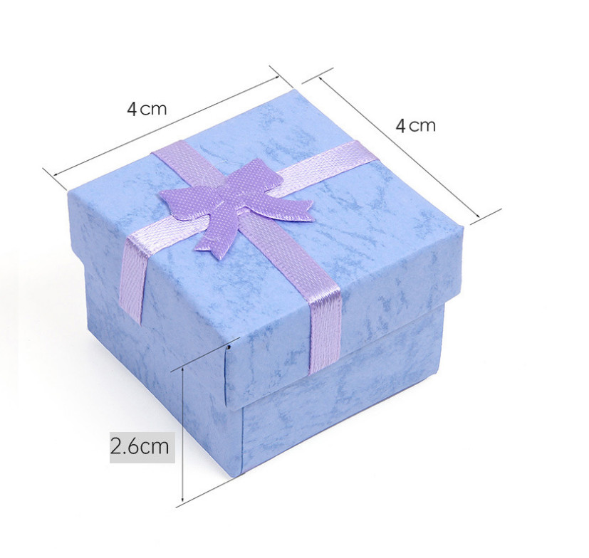 24 Boxes Jewelry Gift Ring Earrings Necklace Case Boxes Square Lots White Foam