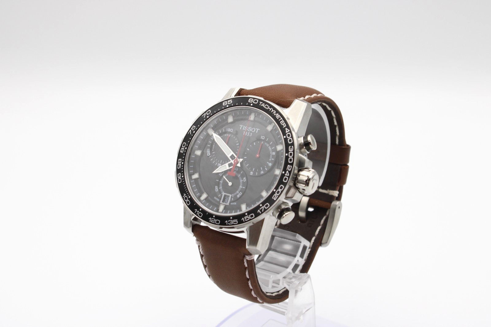 Tissot 45.5mm T-Sport Chronograph Quartz Black Dial Men Watch T125.617.16.051.01