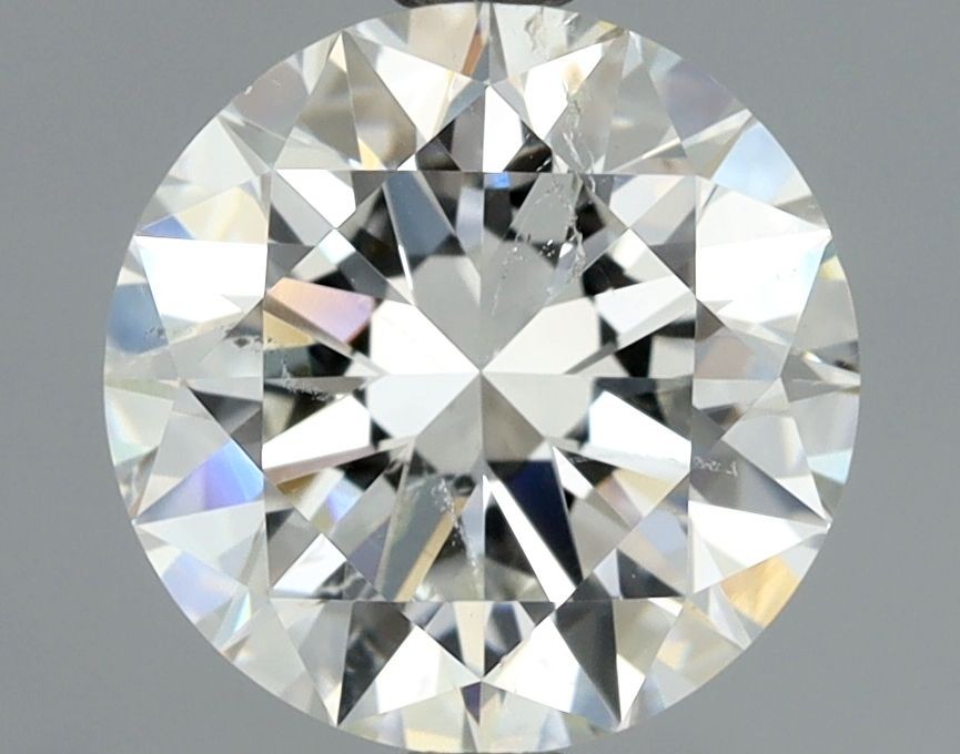 2 CT Cert. AGI Round Brilliant Natural Mined Diamond Loose G color SI1 clarity