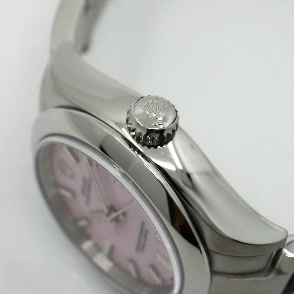 ROLEX Oyster Perpetual 28 276200 Pink Automatic Ladies Used Watch #61723