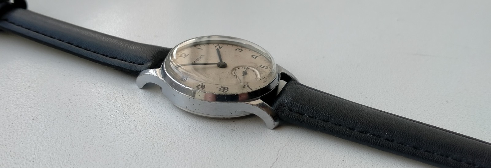 Pobeda 2602 Screw-Down Caseback Vintage Original Soviet Watch ChChZ 1955