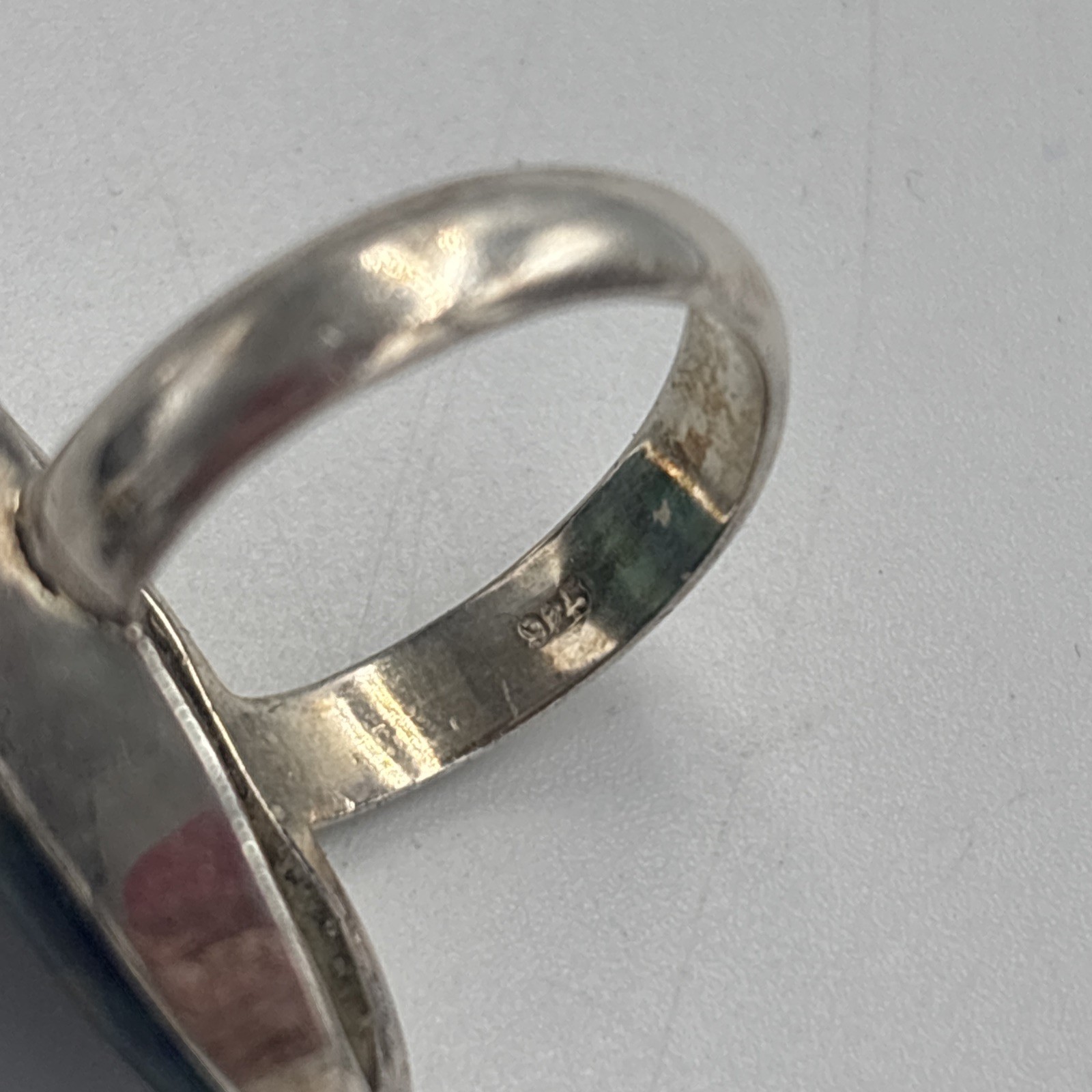 Mexican Azurite-Malachite Ring Sterling Silver 925