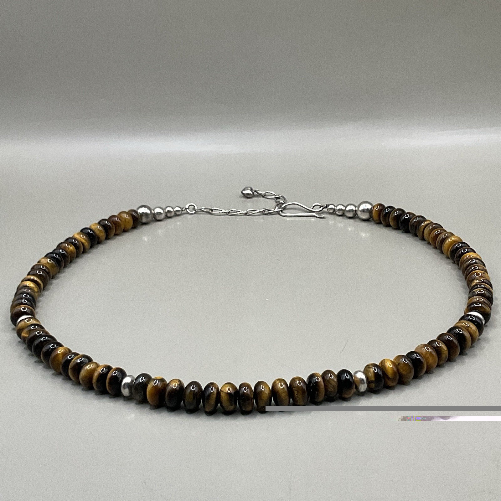 Mine Finds By Jay King DTR Women’s Necklace Sterling Silver 925 Tigers Eye