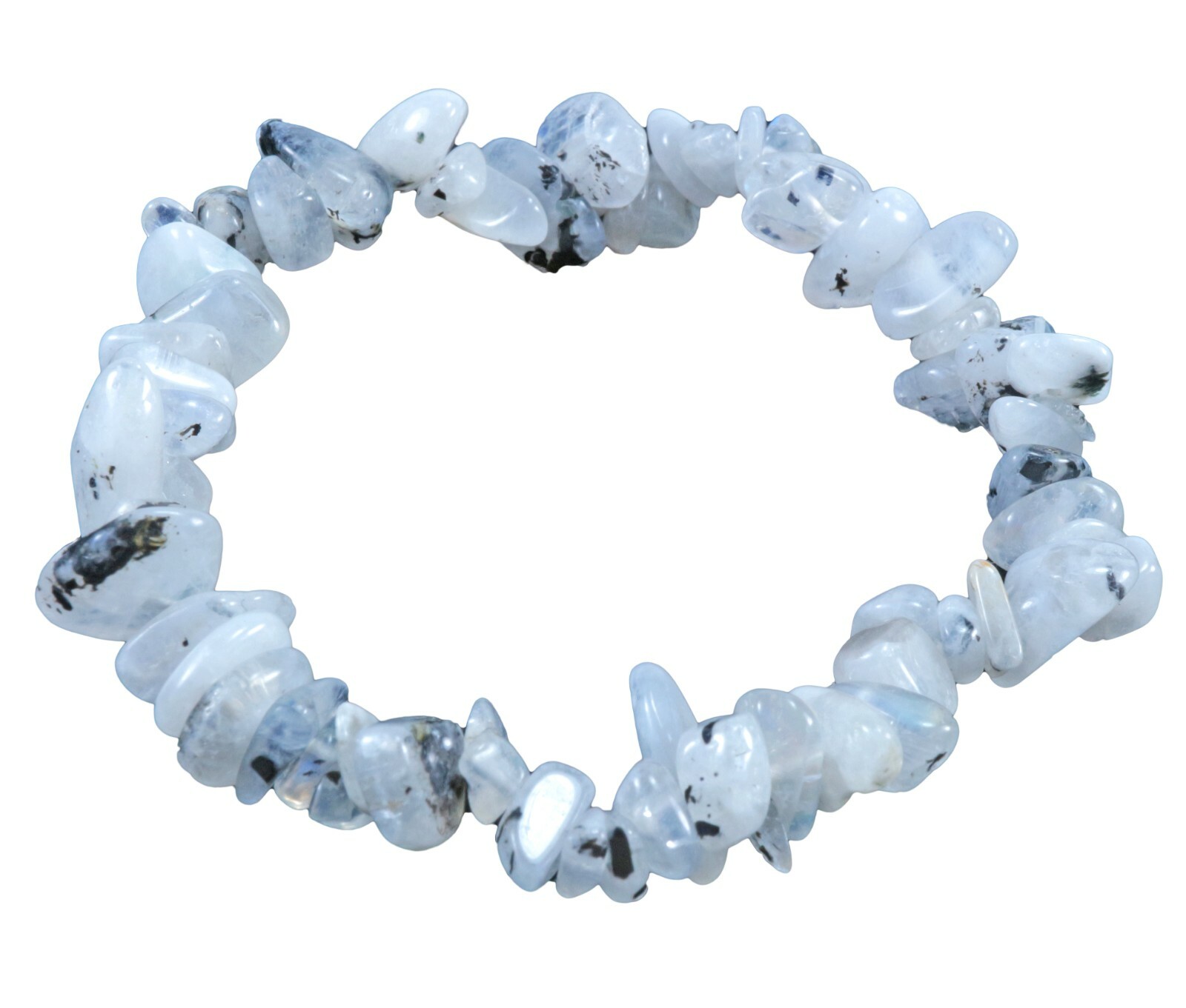Regenbogenmondstein Mondstein Armband Splitterarmband Edelstein Heilstein