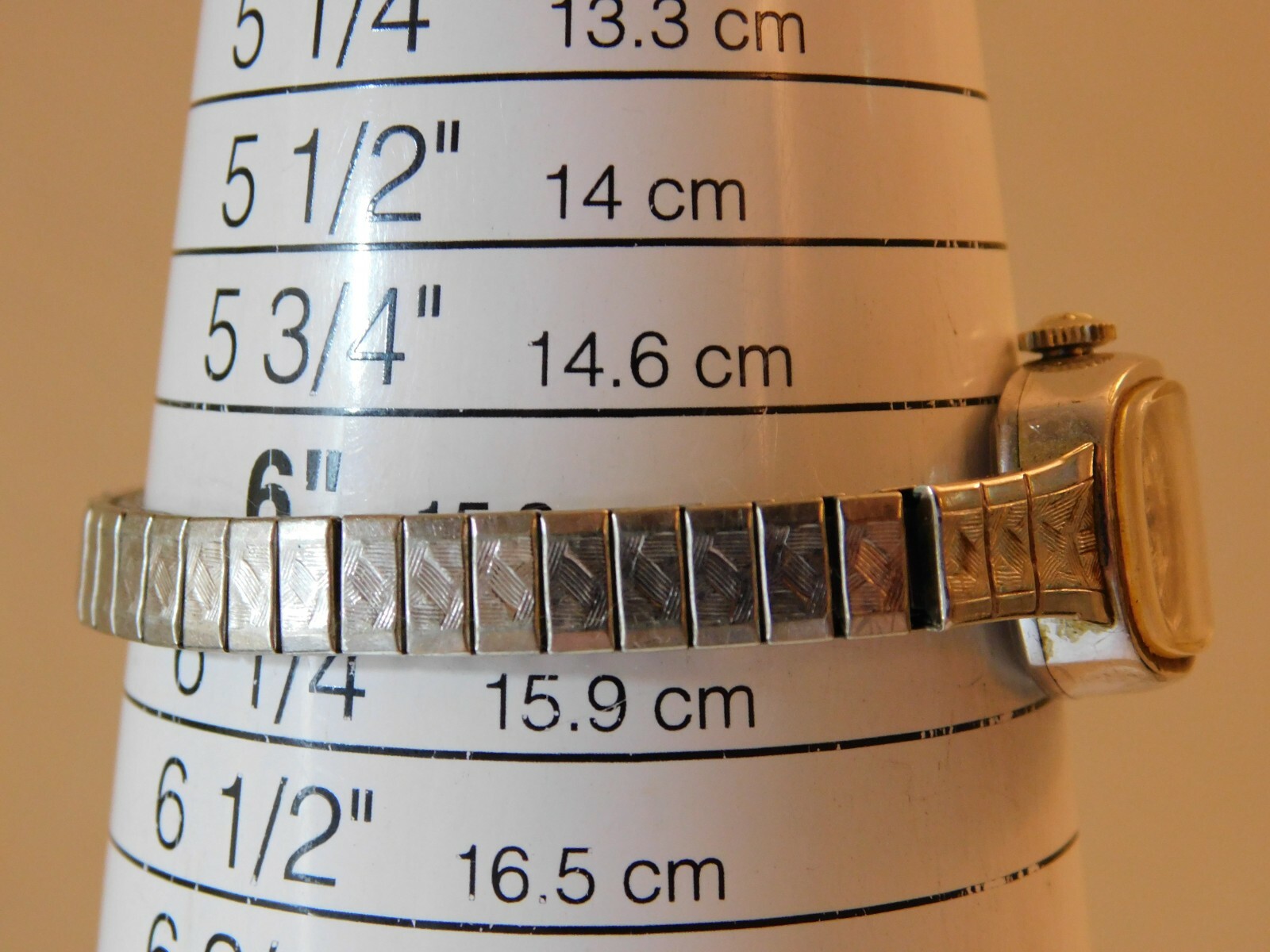 Vintage Hamilton 843576 10 K RGP Wind-Up Analog Ladies Watch Sz. 6”
