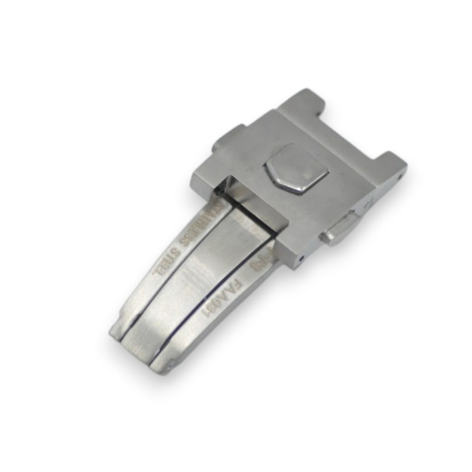 10.8mm Y F3 FAA031 Silver Color Deployment Clasp For Tag Heuer