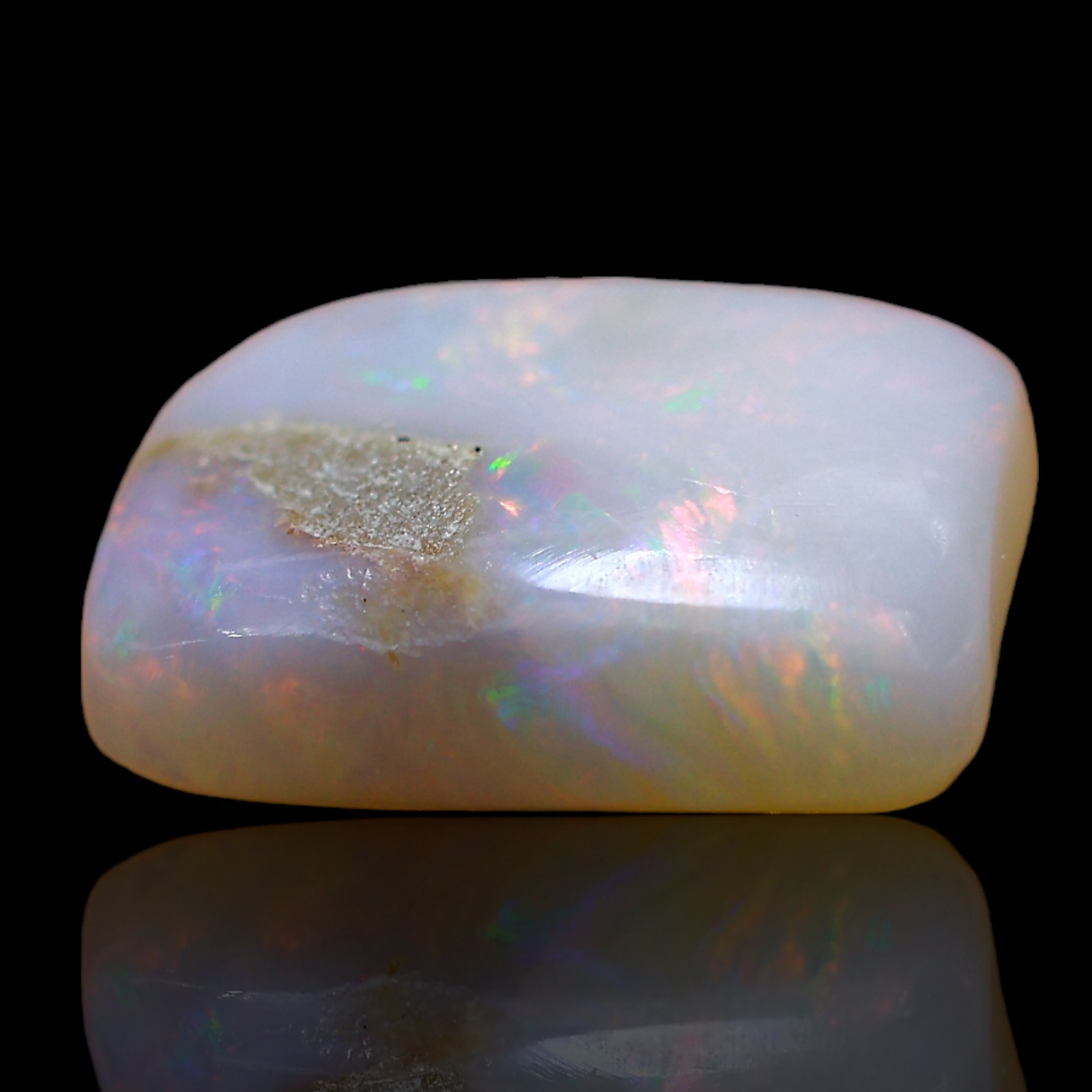 3.00 Cts Natural Square Fire Opal Spiritual Cabochon Gemstone 11x9x3 mm
