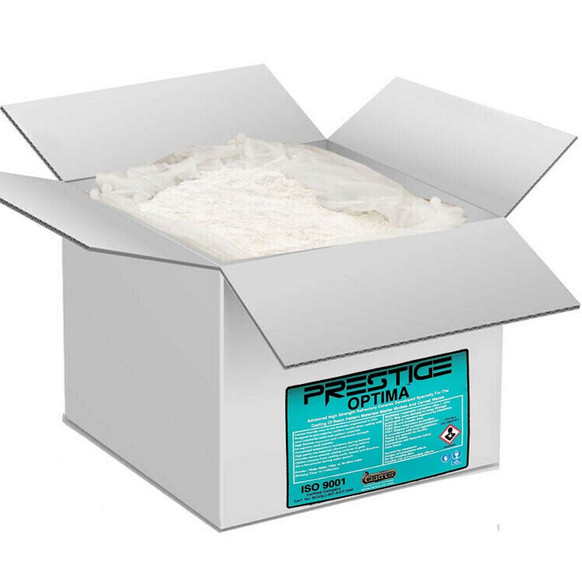 Prestige Optima H.Temp. Investment Powder for Resin, Gold & Silver Lost Wax 30Lb