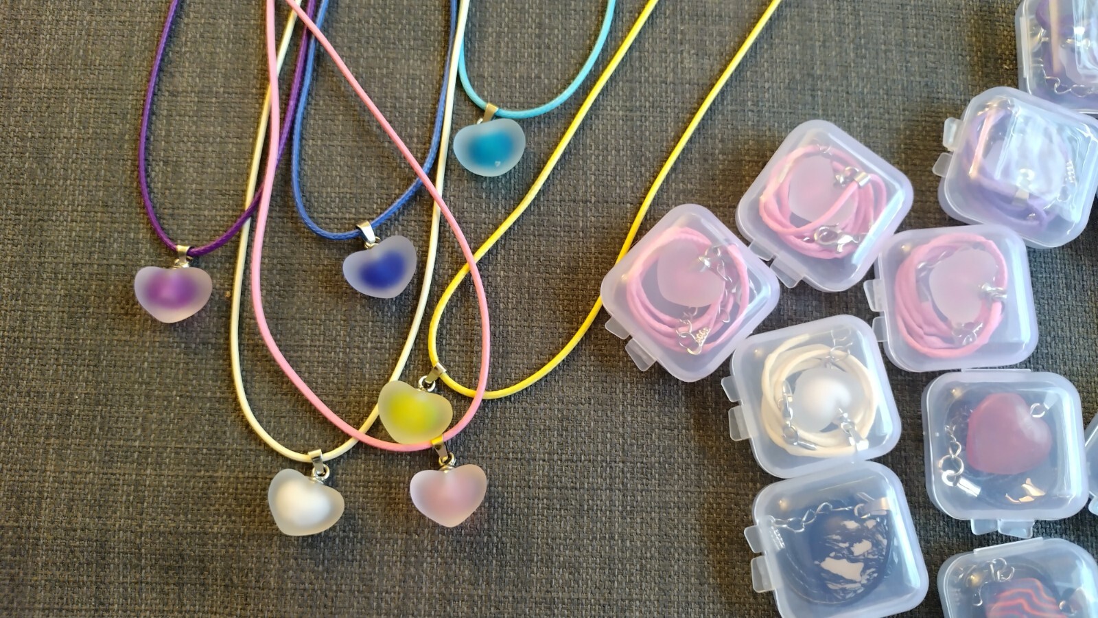 Navy Blue Frosted Heart Pendant Necklace Perfect For Every Day