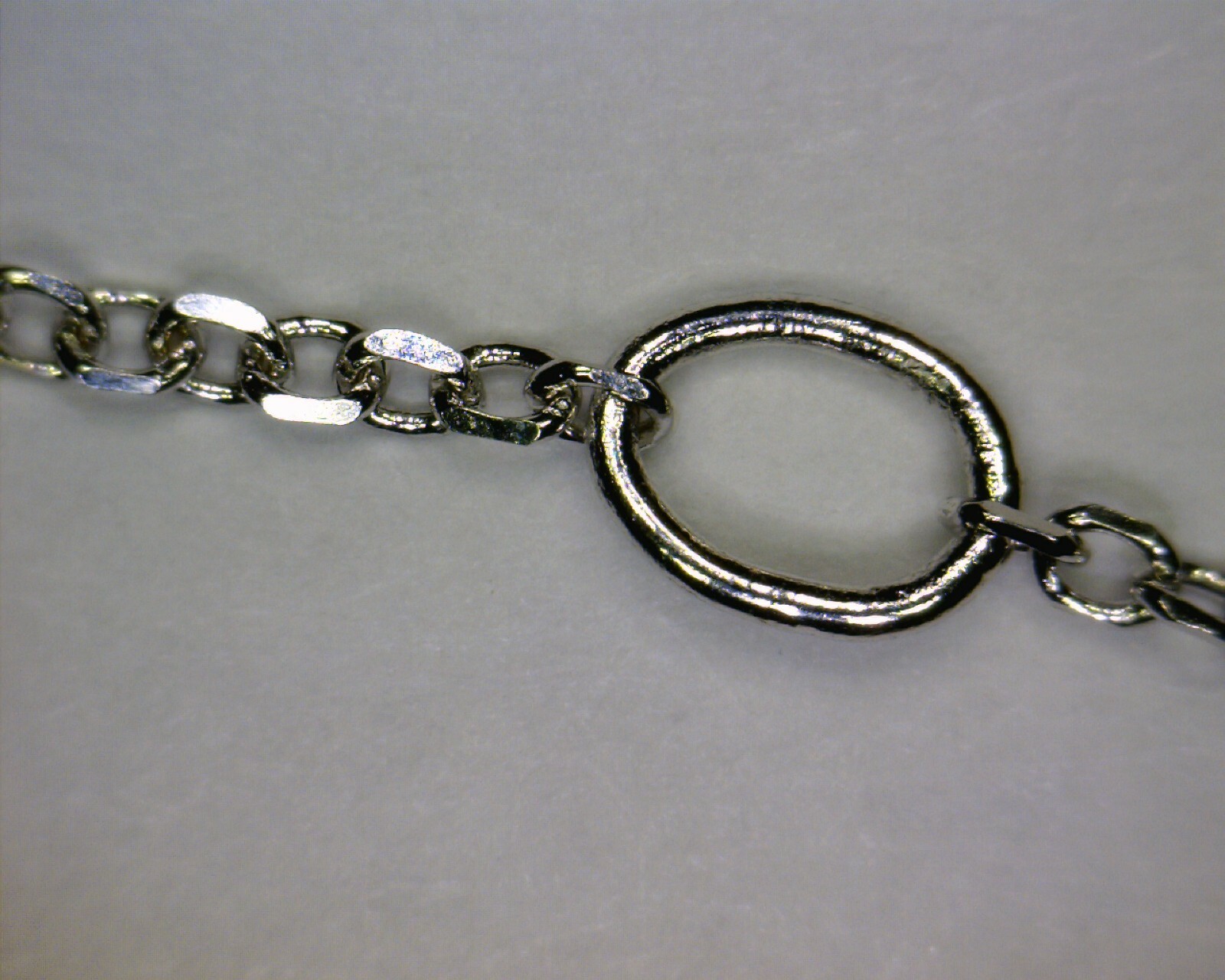 16.25″ / 18.25″ Adjustable 14K White Gold 1.0mm Rolo Chain Necklace – 1.47 grams