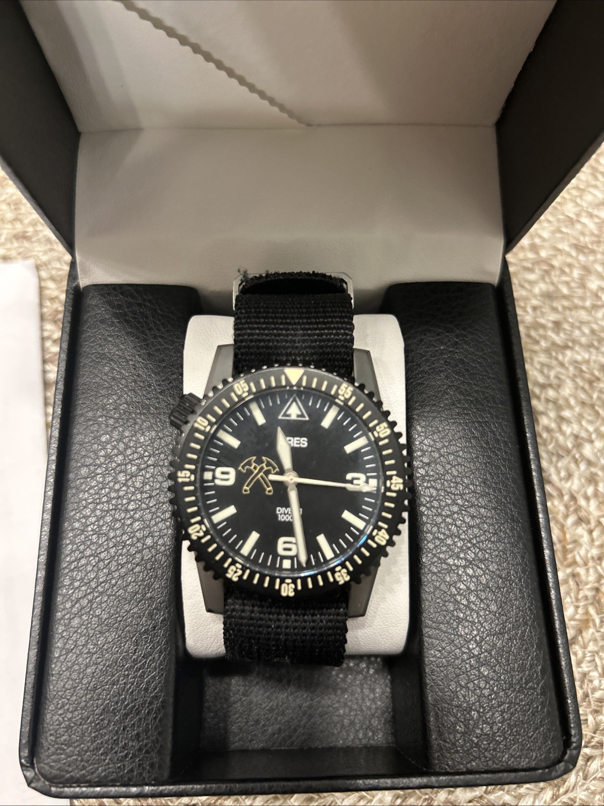 ARES Watch Company Diver-1 Carr Mod-1 Limited-edition Mission Timer Black Dial