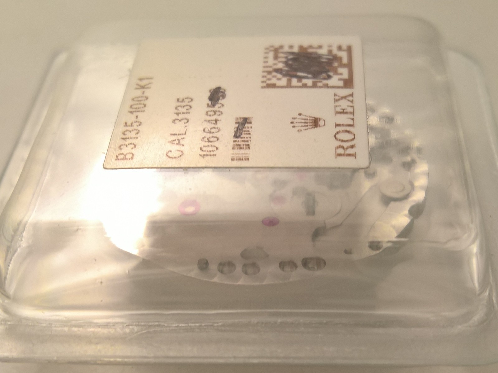 ULTRA RARE ROLEX CAL 3135-100 MOVEMENT MAIN PLATE FOR PARTS ORIGINAL 100%