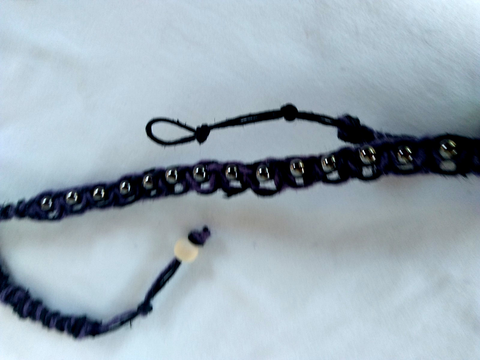 HEMP SURFER SKATER HIPPIE NECKLACE 24″ Unisex Boho Beaded Macrame USA Seller