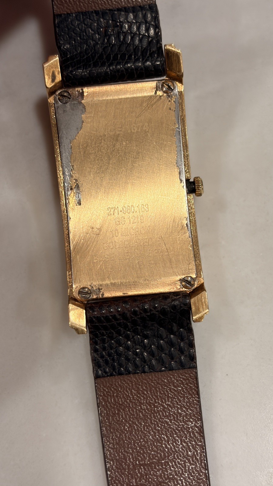 GRUEN CURVEX MEN’S WRIST WATCH MODEL GS1219 (working)
