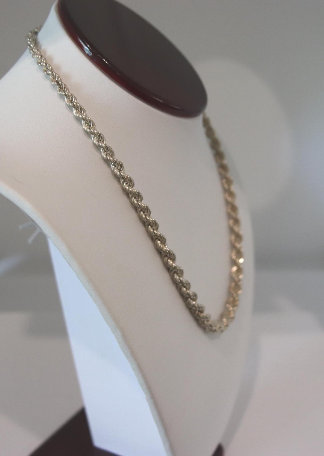 Vintage Sterling Silver graduating c1960s-70s Necklace 19.7gm 45.5cm 18inc Italy