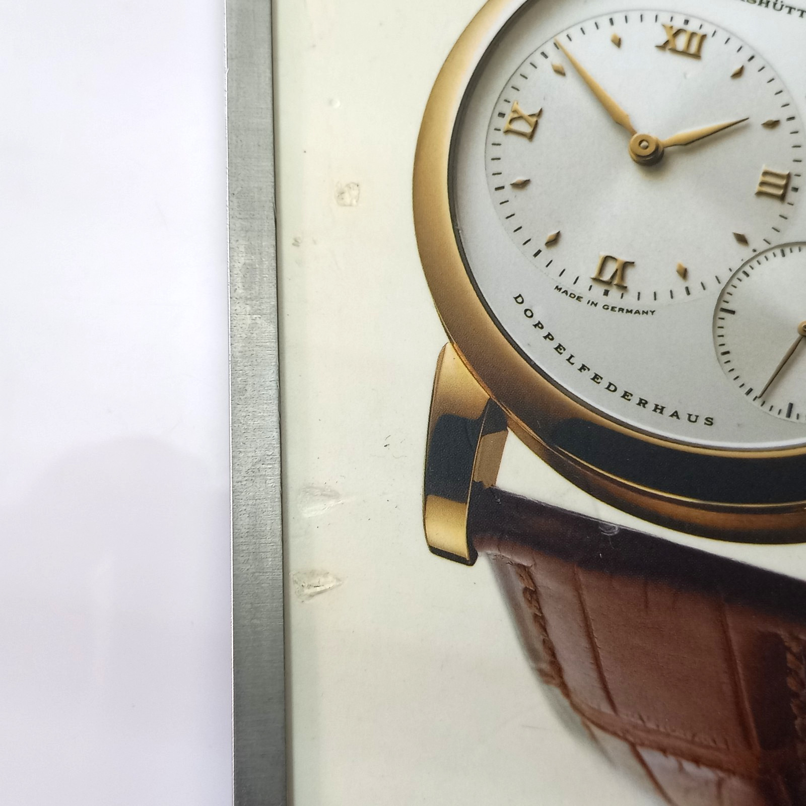 A. LANGE & SOHNE LANGE 1 YELLOW GOLD MODEL 101.032 STAND DISPLAY ADVERTISING