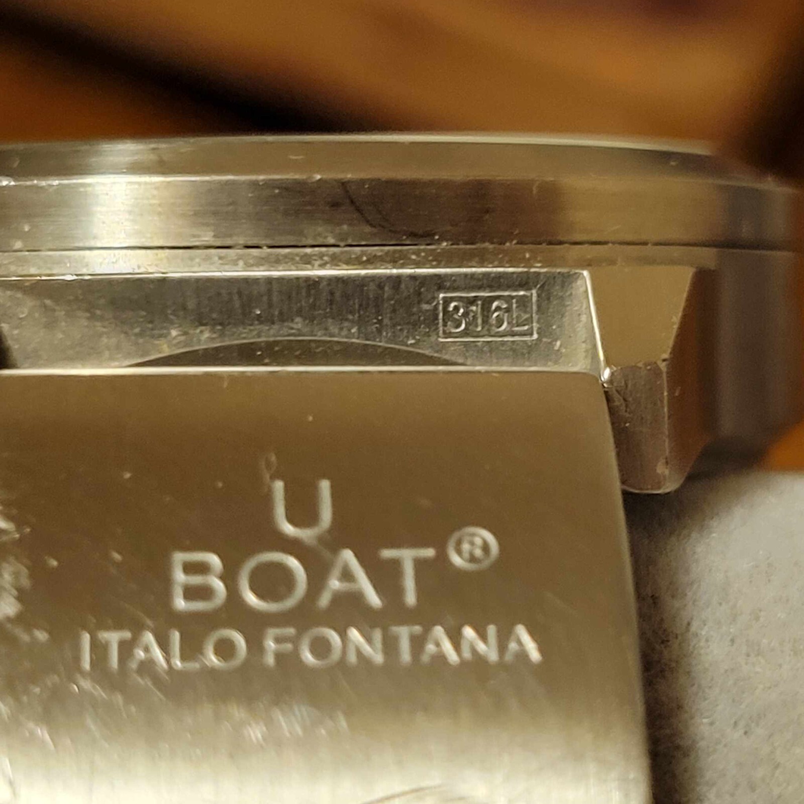 U-BOAT IFO LEFT HOOK AUTO Italo Fontana 316L Classico Stainless Steel 45mm