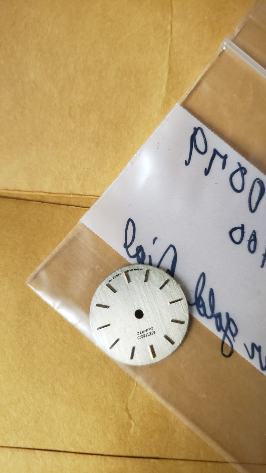 NEW VTG SEIKO ladies Watch Dial Pulsar Gold w/ Gold markers # 1400-0079 0280R