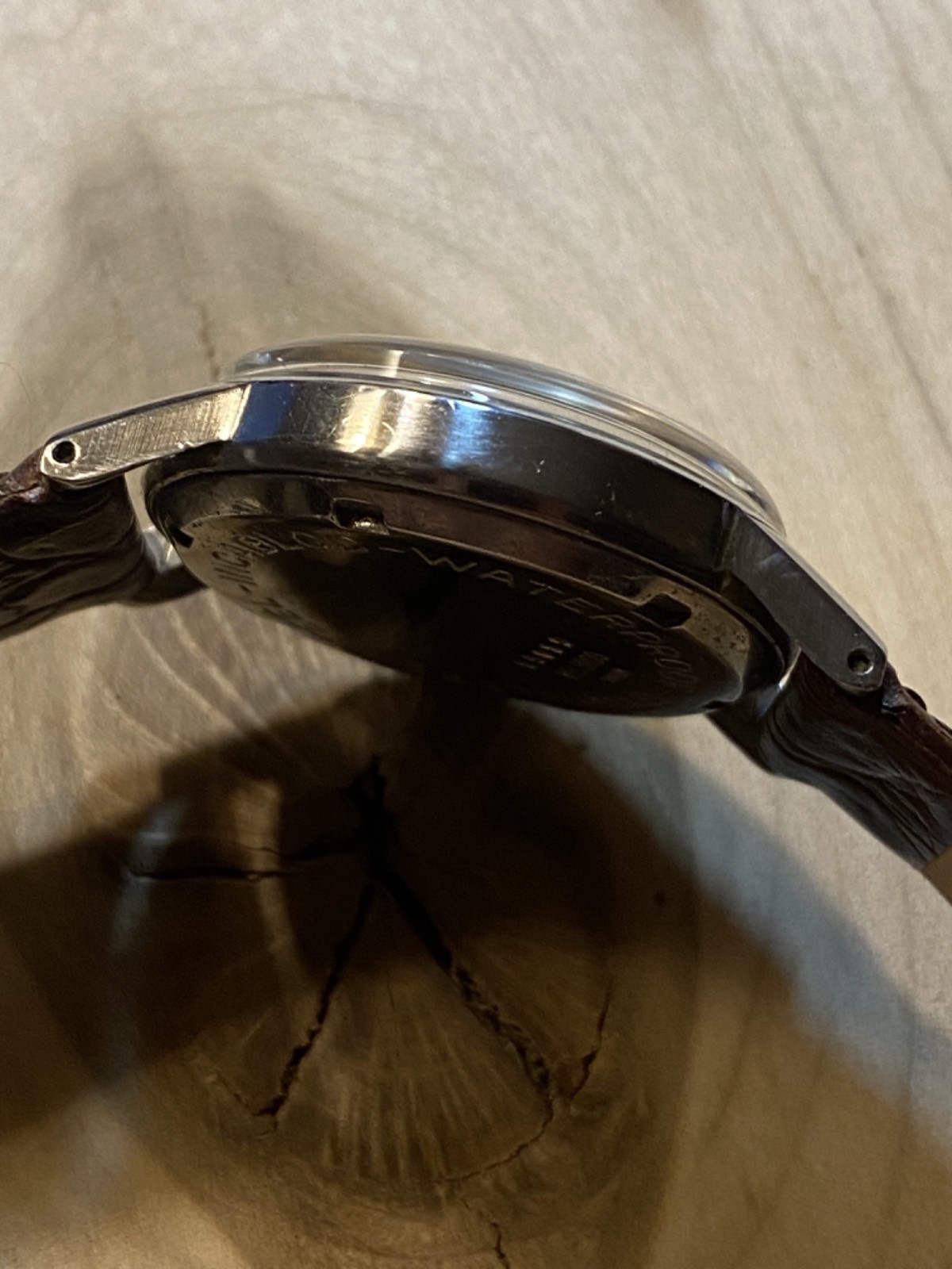 1950’s 3X Helbros ALL S.S. w/24Hr Dial- Mil. Era, Cal. 200 Timepiece & Runs!