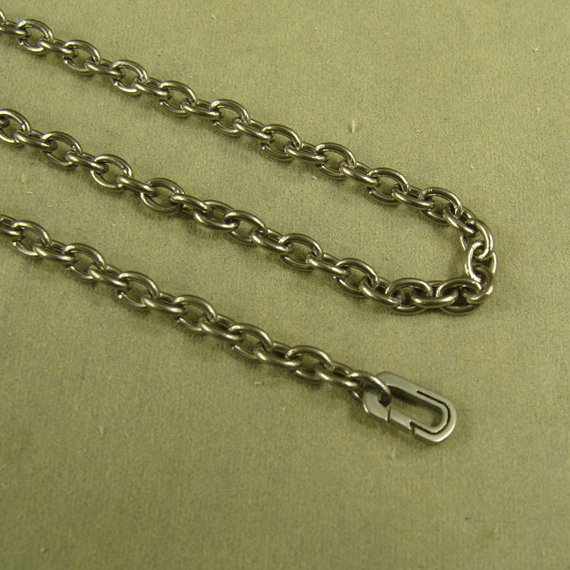 23.62″ Pure Titanium Necklace 3.5mm O shaped chain Anti-allergy Necklace