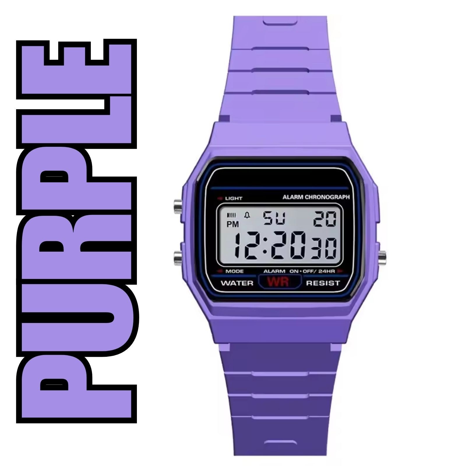 F 91W Classic Digital Resin Strap Watch Stopwatch Chronograph Sport Unisex Men