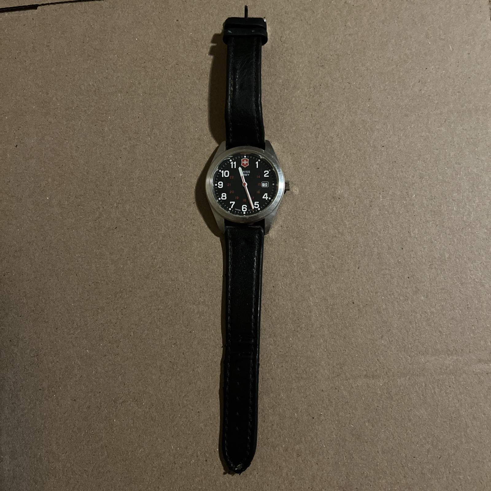 Victorinox 241083 Garrison Swiss Army Watch Leather