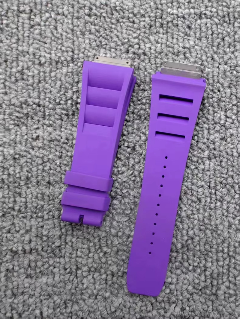 Replacement FKM Rubber Strap Watch Band Fits Richard Mille RM010 RM029 M Size