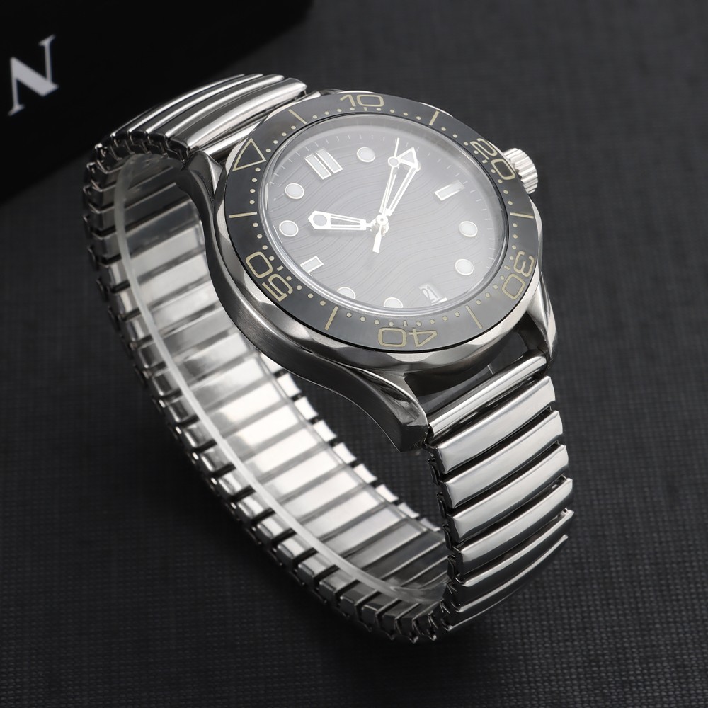 12 14m 16 18 20 22mm Stainless Steel Elastic Watch Band Metal Expansion Straps