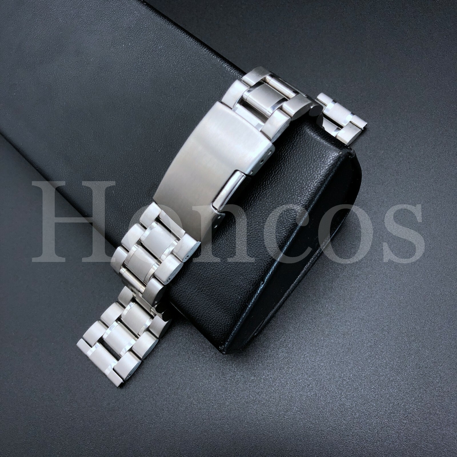 19MM HEAVY OYSTER BAND FOR ZODIAC SEAWOLF WATCH 722-916 SOLID S/S STRAIGHT END