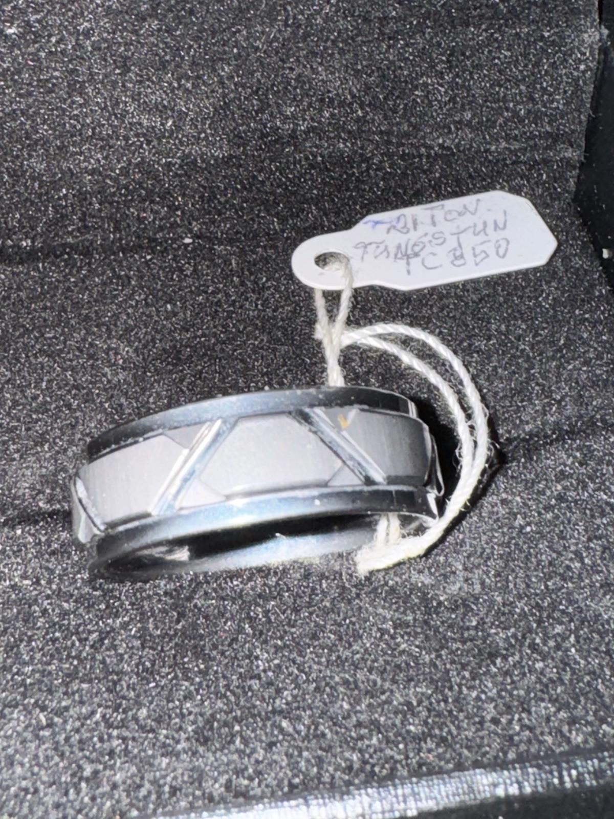 Triton Tungsten Carbide Men’s Wedding Band