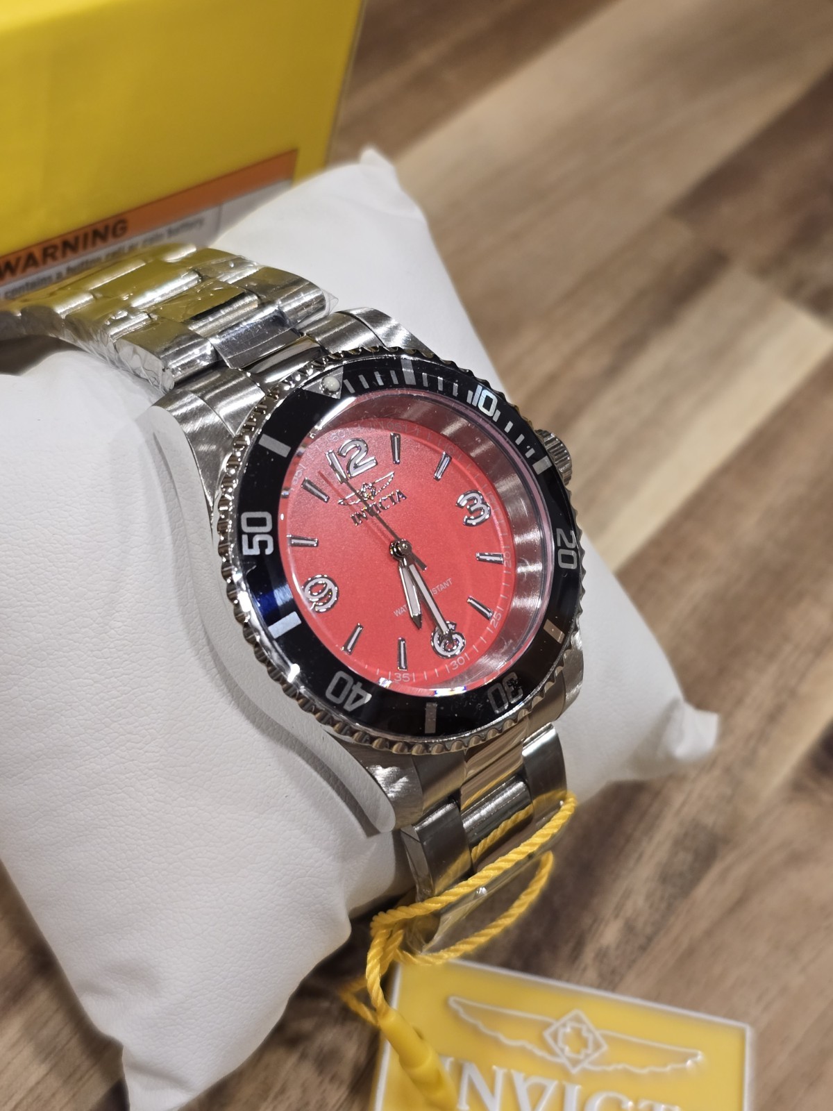 Invicta Specialty Rowan Men’s Watch – 40mm 49350 Stainless W/Red Dial New!!