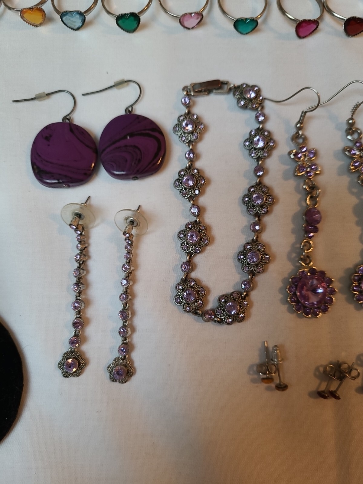 Big Lot of 39 Fashion Earrings, Bracelet & Rings [4.2]